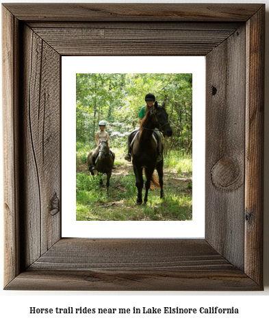 horse trail rides near me in Lake Elsinore, California